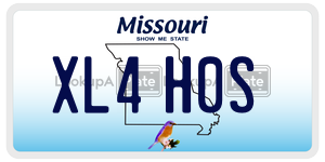 XL4H0S  license plate in MO