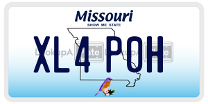 XL4P0H  license plate in MO