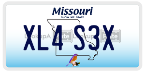 XL4S3X  license plate in MO