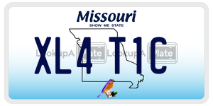 XL4T1C  license plate in MO