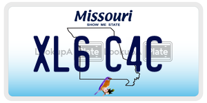 XL6C4C  license plate in MO