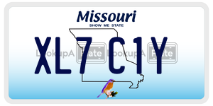 XL7C1Y  license plate in MO