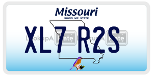 XL7R2S  license plate in MO