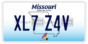 XL7Z4V  license plate in MO