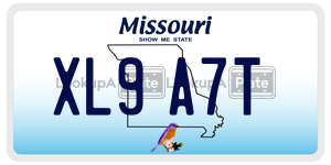 XL9A7T  license plate in MO