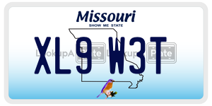 XL9W3T  license plate in MO