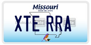 XTERRA  license plate in MO