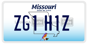 ZG1H1Z  license plate in MO