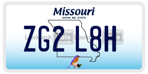 ZG2L8H  license plate in MO