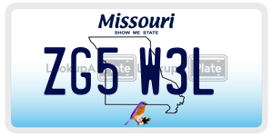 ZG5W3L  license plate in MO