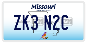 ZK3N2C  license plate in MO