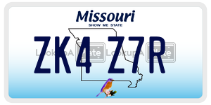 ZK4Z7R  license plate in MO