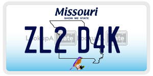 ZL2D4K  license plate in MO