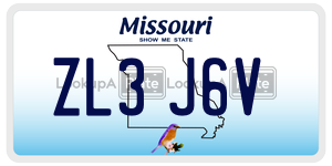 ZL3J6V  license plate in MO