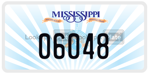 06048  license plate in MS