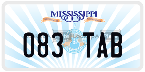 083TAB  license plate in MS