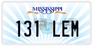 131LEM  license plate in MS