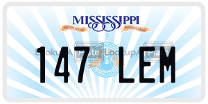 147LEM  license plate in MS