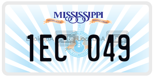 1EC049  license plate in MS