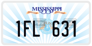 1FL631  license plate in MS