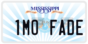 1MOFADE  license plate in MS