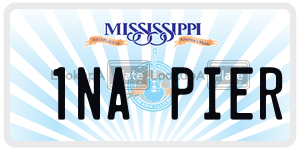 1NAPIER  license plate in MS