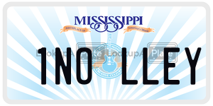 1NOLLEY  license plate in MS