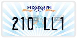 210LL1  license plate in MS