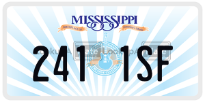 2411SF  license plate in MS