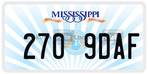 2709DAF  license plate in MS