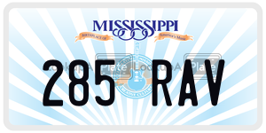 285RAV  license plate in MS