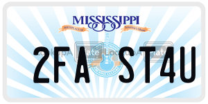 2FAST4U  license plate in MS