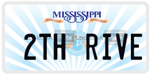 2THRIVE  license plate in MS