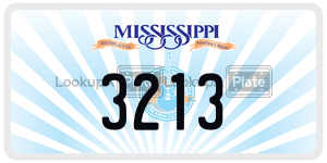 3213  license plate in MS