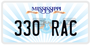 330RAC  license plate in MS