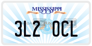 3L20CL  license plate in MS