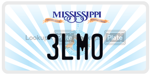 3LMO  license plate in MS