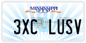 3XCLUSV  license plate in MS