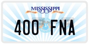 400FNA  license plate in MS