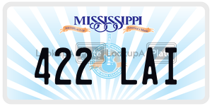 422LAI  license plate in MS