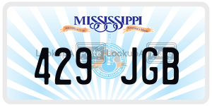 429JGB  license plate in MS