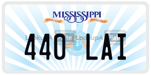 440LAI  license plate in MS