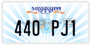 440PJ1  license plate in MS