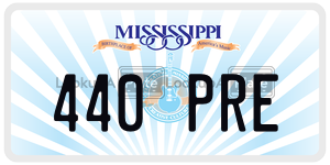 440PRE  license plate in MS
