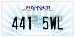 4415WL  license plate in MS