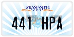 441HPA  license plate in MS