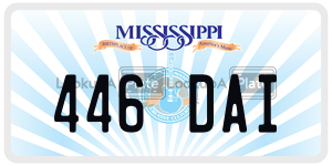 446DAI  license plate in MS
