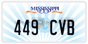 449CVB  license plate in MS