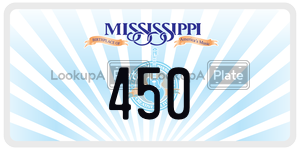 450  license plate in MS