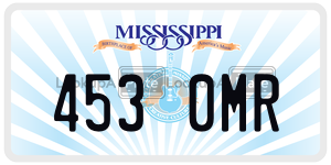 4530MR  license plate in MS